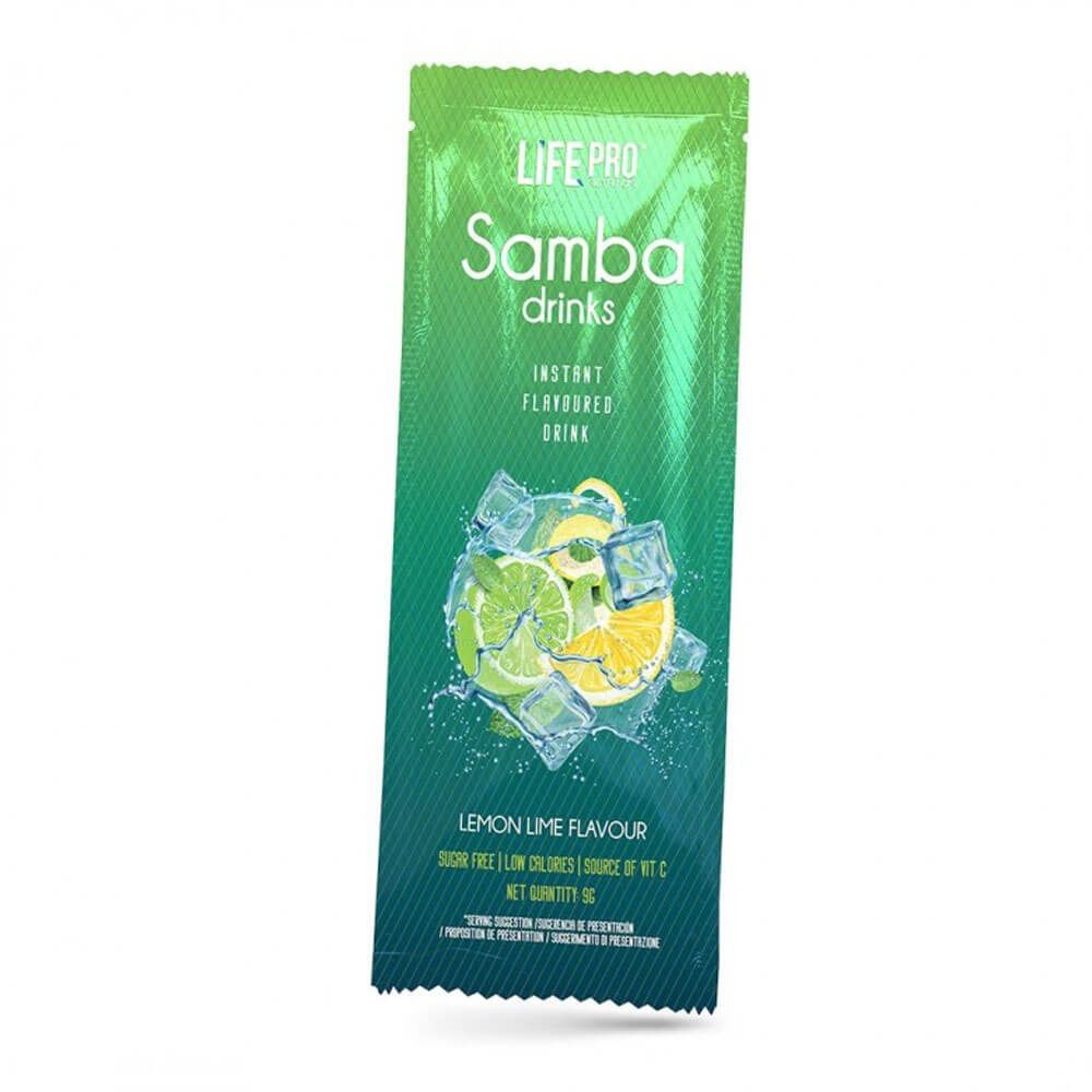 Samba Drink de 9g hecho por LifePRO suplemento de la sección edulcorantes y saborizantes