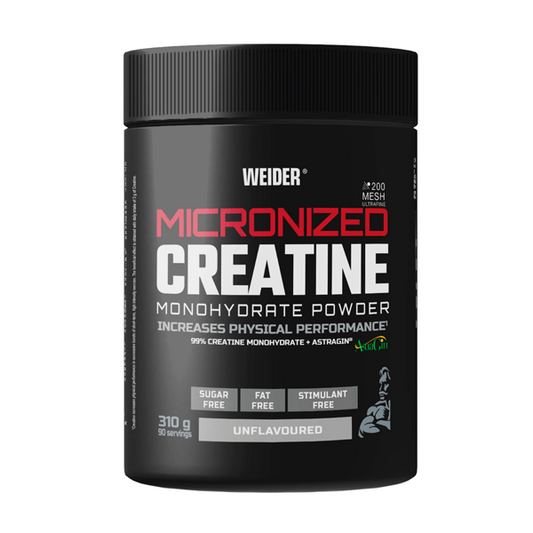 Creatina Micronizada 200 Mesh con Astragin de la marca Weider en Creatina monohidrato