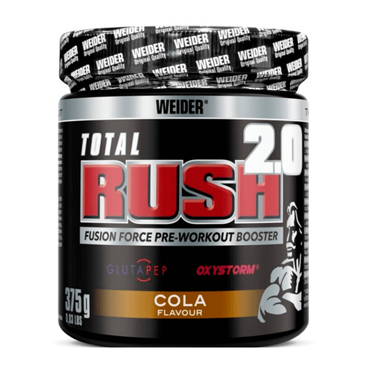 Total Rush 2.0 de la marca Weider en Pre entreno