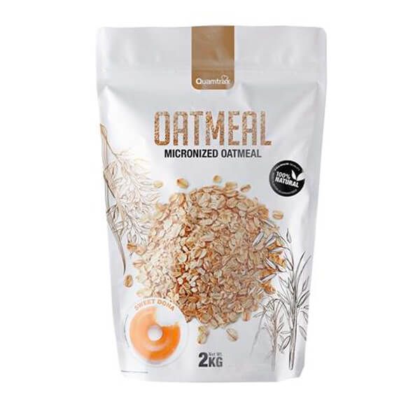 Harina de Avena con Sabor bote de 2 kg de Quamtrax en la categoría Harina de Avena Dulce