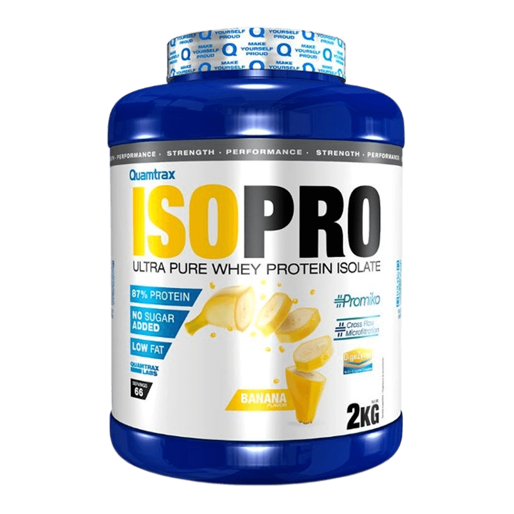 Isopro CFM de 2kg por Quamtrax suplemento de la sección proteína de aislado de suero isolate