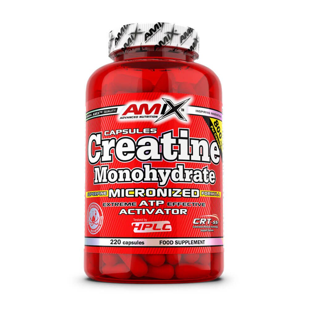 Creatina Monohidrato Micronizada en 220 cápsulas de Amix Nutrition