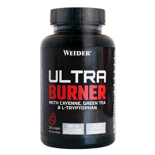 Ultra Burner de la marca Weider en Cafeína y extractos vegetales