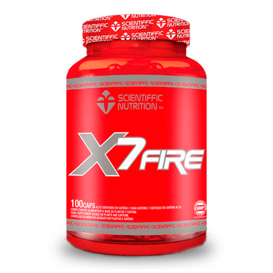 X7fire de la marca Scientiffic Nutrition en Cafeína y extractos vegetales