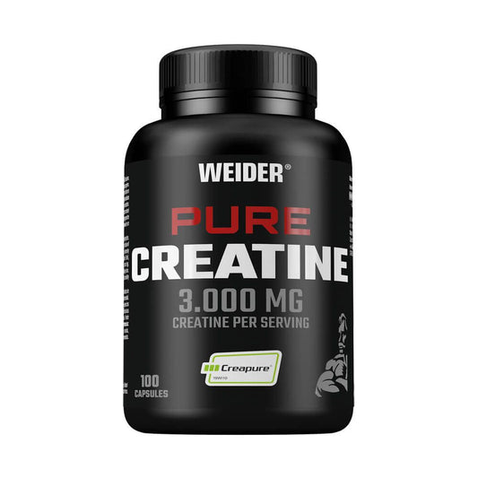 Pure Creatina (Creapure®) en cápsulas de la marca Weider en Creatina monohidrato