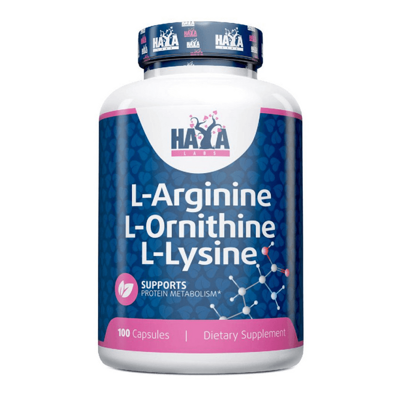 L-Arginina, L-Ornitina, L-Lisina - Haya Labs 0