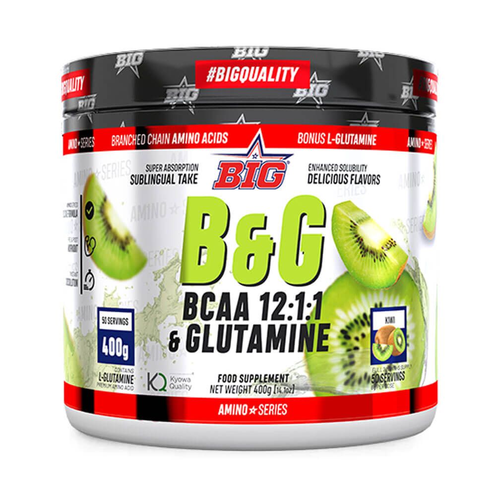 B&G 12:1:1 bote de bcaa+glutamina de la marca BIG en la sección de bcaa + glutamina