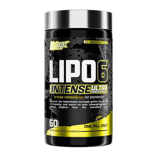 Lipo 6 Black Intense Ultra Concentrate de la marca Nutrex en Cafeína y extractos vegetales