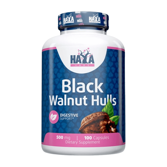 Black Walnut Hulls 500mg de la marca Haya Labs en Digestivos