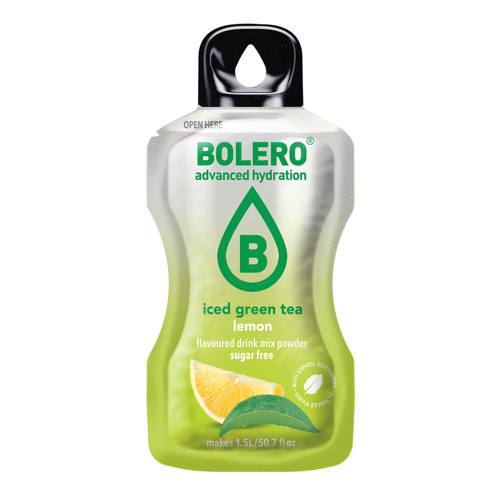 Bolero Iced Green Tea en 8g hecho por Bolero de la categoría aderezos y sazonadores bajos en sodio