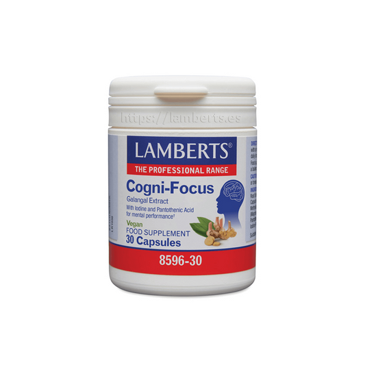 Cogni-focus de la marca Lamberts en Pre entreno