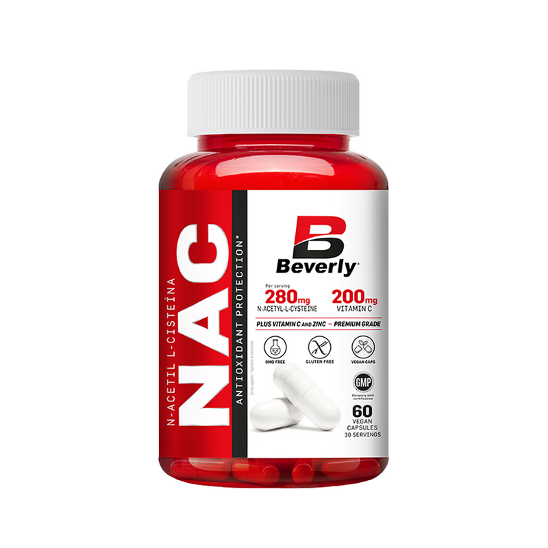 NAC con Vitamina C y Zinc - Beverly Nutrition 0