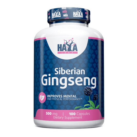 Ginseng Siberiano 500mg de la marca Haya Labs en Revitalizantes