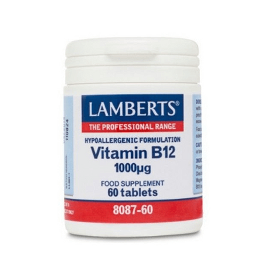 Vitamina B12 1000mcg de la marca Lamberts en Vitamina B