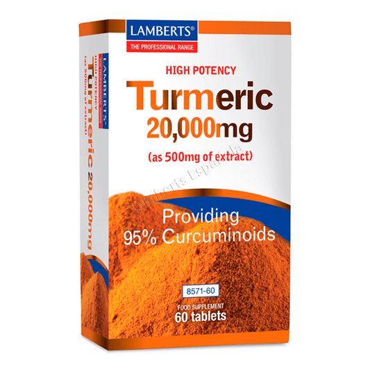 Cúrcuma 20.000mg de la marca Lamberts en Sistema Circulatorio