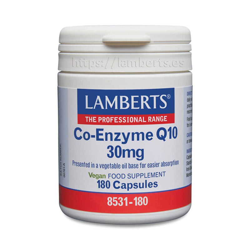 Co-Enzima Q10 30mg (CoQ10 o ubiquinona) - Lamberts 0