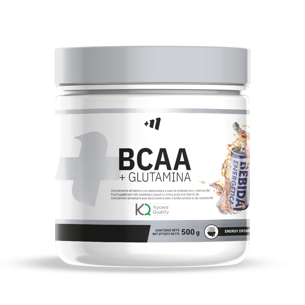 BCAA + L-Glutamina Kyowa® en 500g complemento alimenticio de bcaa + glutamina por Masmusculo Supplements