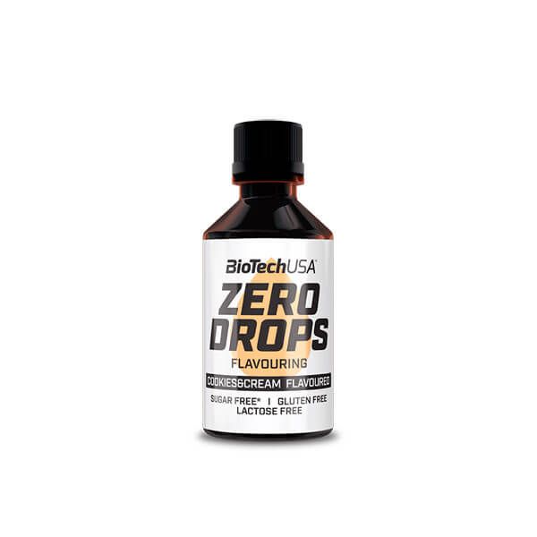 Saborizante Zero Drops envase de 50ml del fabricante Biotech USA (Bebidas Energéticas)
