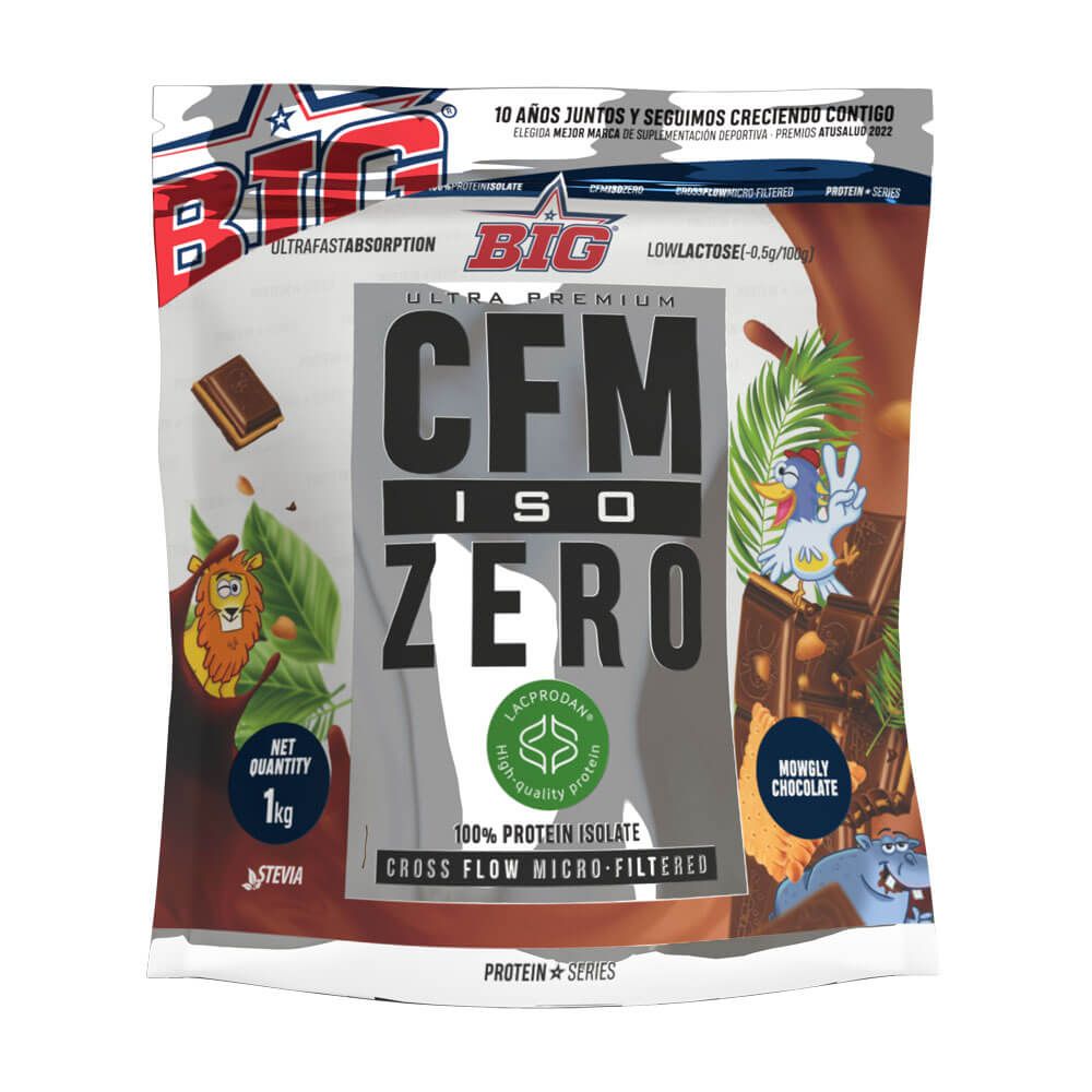 CFM ISO Zero de 1kg de la sección proteína de aislado de suero isolate del fabricante BIG
