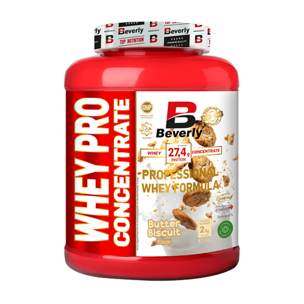 Whey Pro Concentrate de 2kg por Beverly Nutrition complemento alimenticio de proteina de suero whey