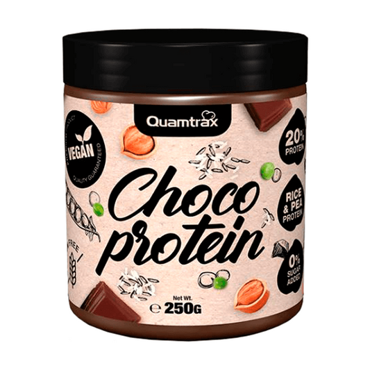 Crema Choco Vegan Protein de la marca Quamtrax en Cremas de Untar