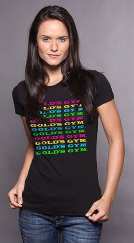 Camiseta Neon Repeat Tee de la marca Gold's Gym en Rebajas