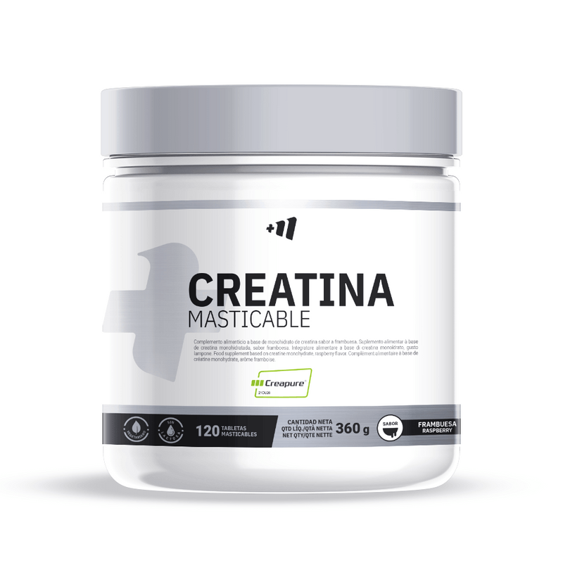 Creatina Monohidrato (Creapure®) en tabletas masticables - Masmusculo Supplements 1