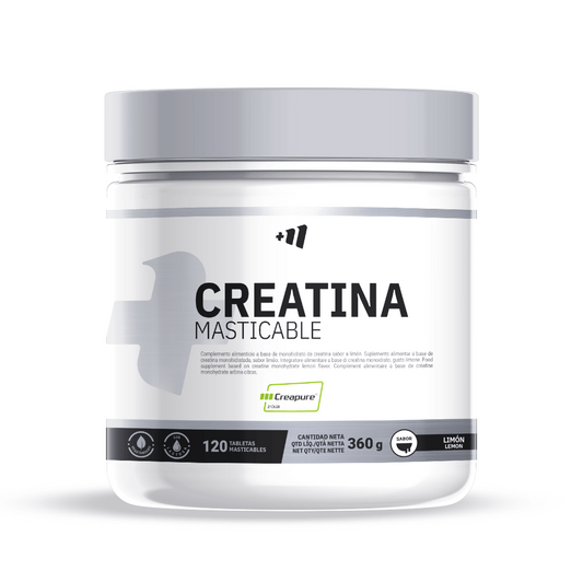Creatina Monohidrato (Creapure®) en tabletas masticables de la marca Masmusculo Supplements en Creatina