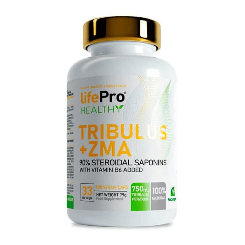 Tribulus+ZMA en 100 cápsulas veganas de LifePRO