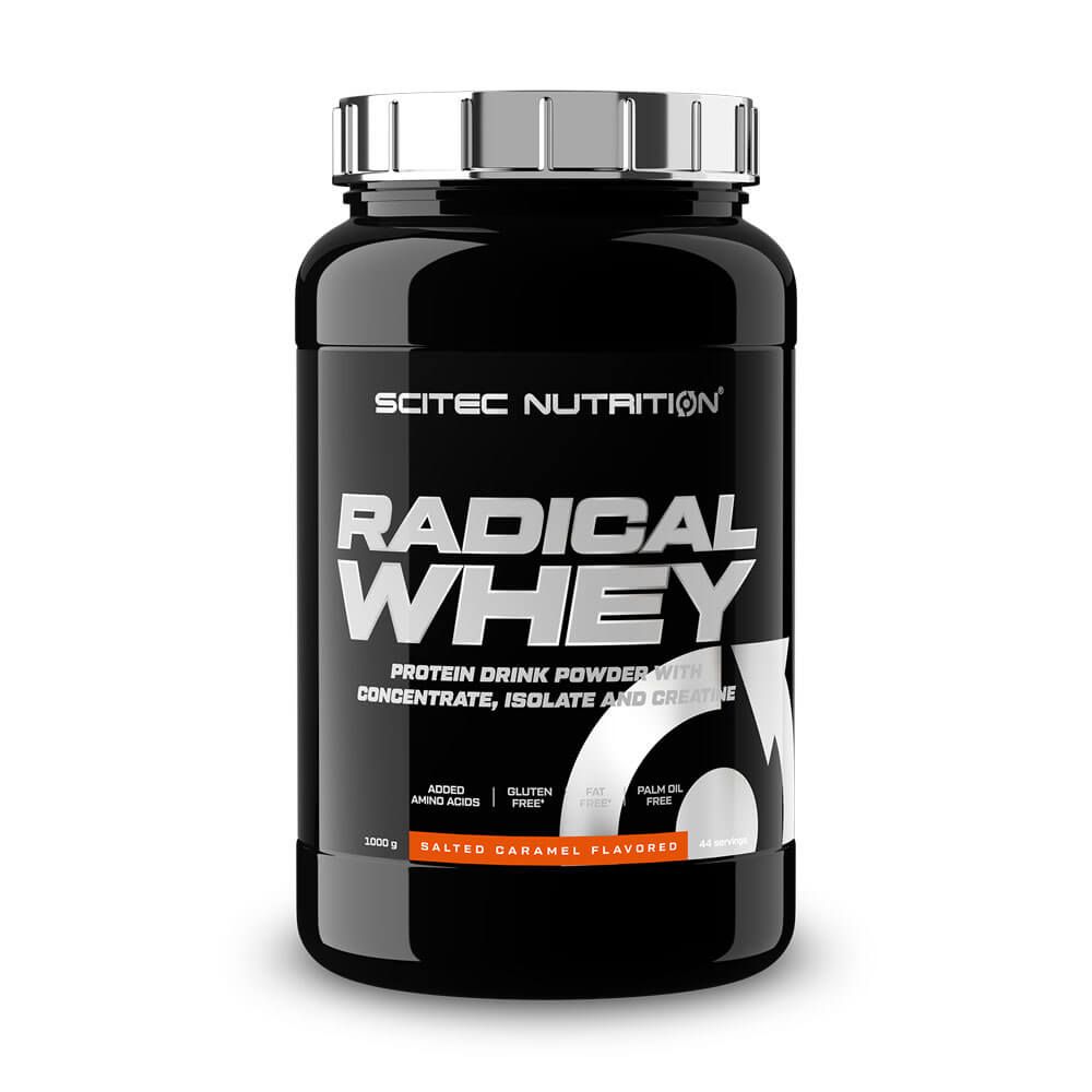 Radical Whey envase de 1kg de la marca Scitec Nutrition - proteina de suero whey