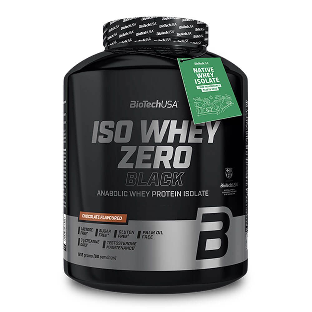 Iso Whey Zero Black presentación de 1816g del fabricante Biotech USA en la categoría proteína de aislado de suero isolate