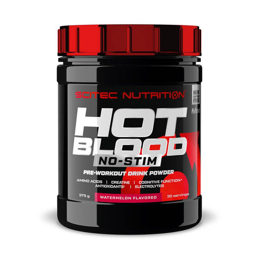 Hot Blood NO STIM de la marca Scitec Nutrition en Pre entreno sin estimulantes