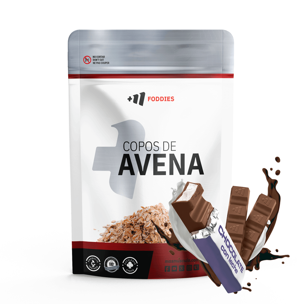 Copos de Avena con sabor presentación de 800g por Masmusculo Supplements
