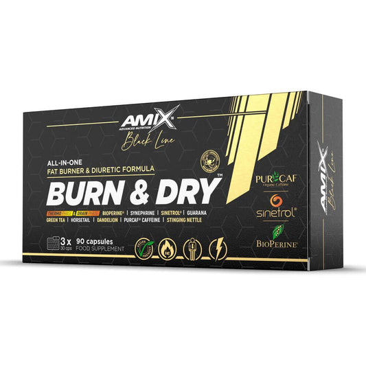 Burn & DRY de la marca Amix Nutrition en Cafeína y extractos vegetales