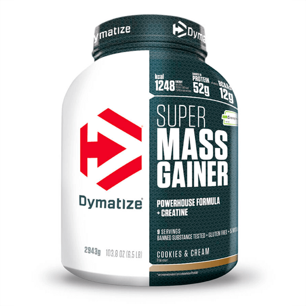 Super Mass Gainer presentación de 2943g hecho por Dymatize de la categoría ganadores de peso con proteína