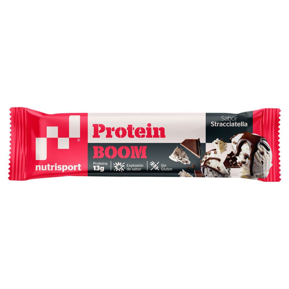 Barrita Protein Boom! en 49g de Nutrisport complemento alimenticio de barritas de proteinas