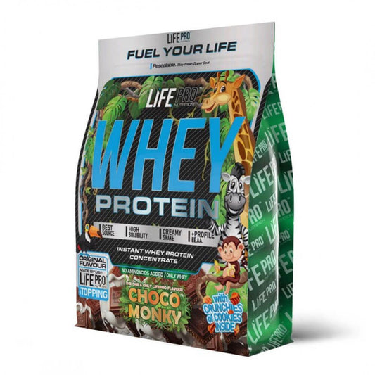 Whey Protein Choco Monky de la marca LifePRO en Proteina de Suero Whey