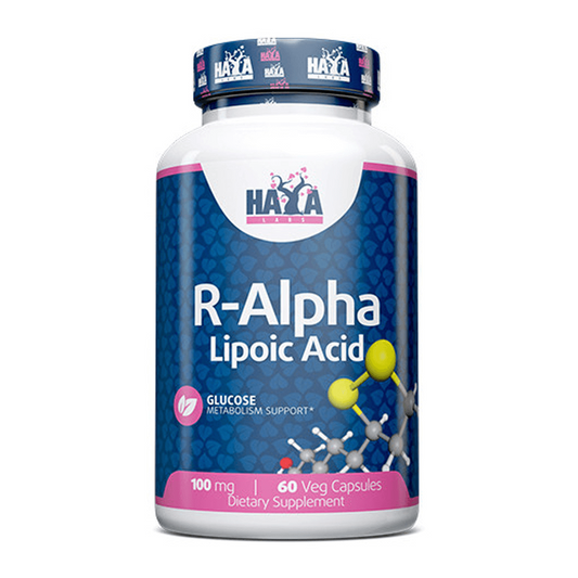 Ácido R-Alfa Lipoico 100mg de la marca Haya Labs en Antioxidantes