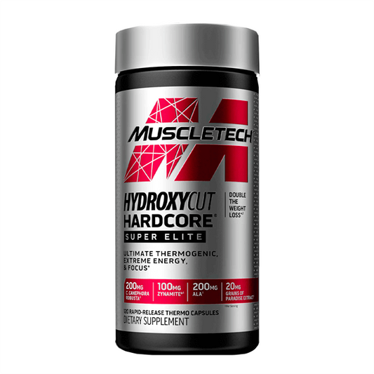 Hydroxycut Hardcore Super Elite de la marca Muscletech en Cafeína y extractos vegetales