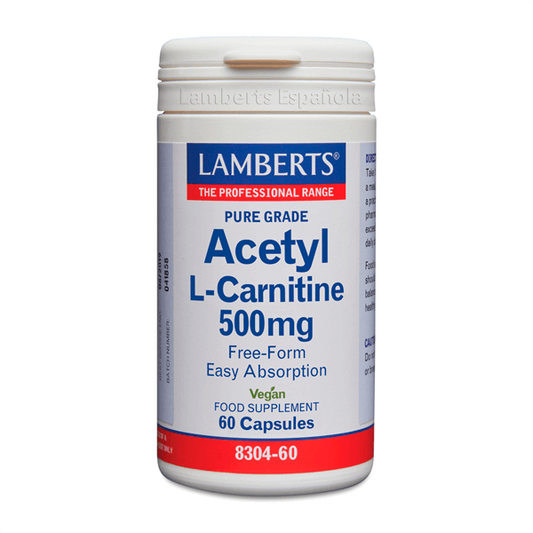 Acetil L-Carnitina 500mg de la marca Lamberts en Productos
