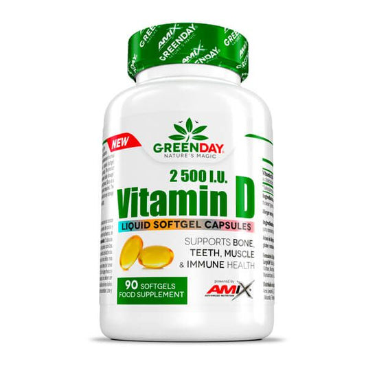 Vitamina D3 2500IU de la marca Amix Nutrition en Vitamina D