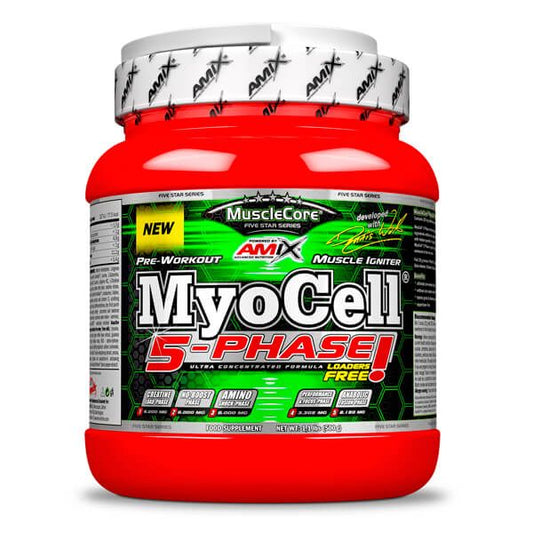 MyoCell 5-Phase de la marca Amix MuscleCore en Pre entreno
