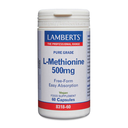 L-Metionina 500mg de la marca Lamberts en Otros Aminoácidos