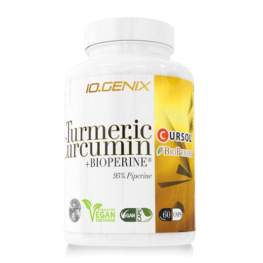 Turmeric Curcumin y Bioperine de la marca IO.Genix en IO.Genix
