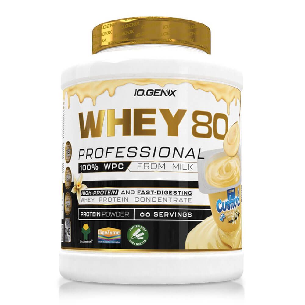Whey 80 Profesional de 2kg de la marca IO.Genix de la categoría proteina de suero whey