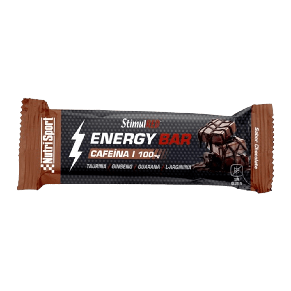 Barrita StimulRED Bar con Cafeína presentación de 40g suplemento de la sección energéticos por Nutrisport