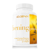 Aceite de Onagra envase de 90 softgels hecho por IO.Genix