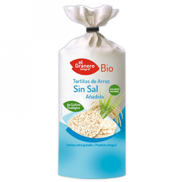 Tortitas de Arroz sin Sal añadida Bio - El Granero Integral 0