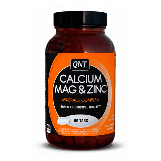 Calcio Magnesio y Zinc de la marca QNT en Fórmulas para mejora articular