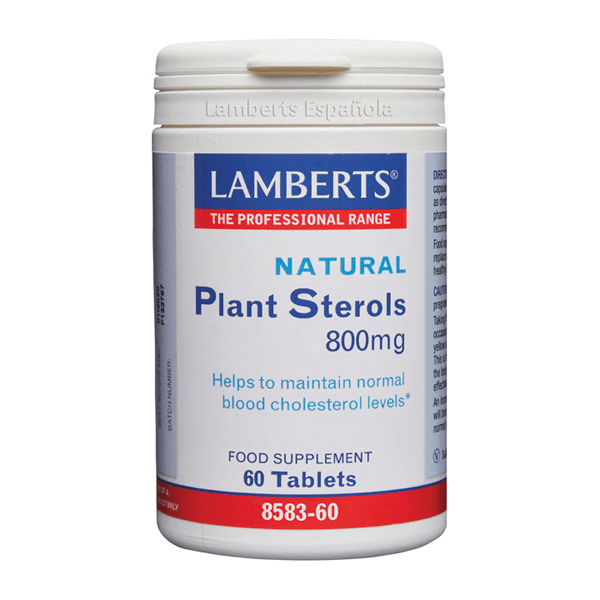 Esteroles Vegetales presentación de 60 tabletas en la categoría precursores hormonales  naturales del fabricante Lamberts